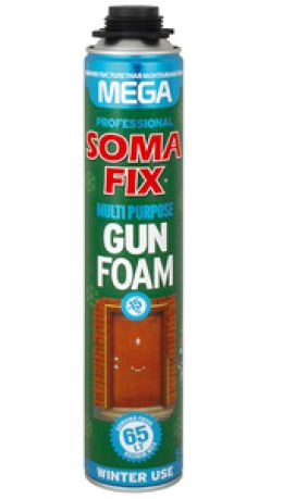Пена монтажная SOMA FIX Mega проф. 850 мл зимняя - Фото №1
