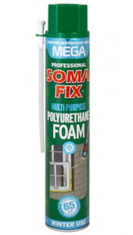 Пена монтажная SOMA FIX Mega ручная зимняя 850 мл - Фото №1