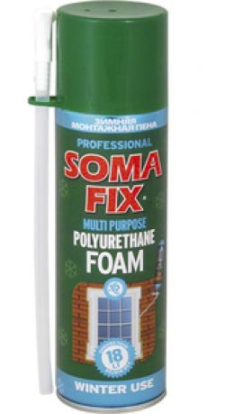 Пена монтажная SOMA FIX ручная зимняя 300 мл - Фото №1