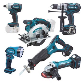 Набор аккумуляторных инструментов MAKITA DK1886 - Фото №2