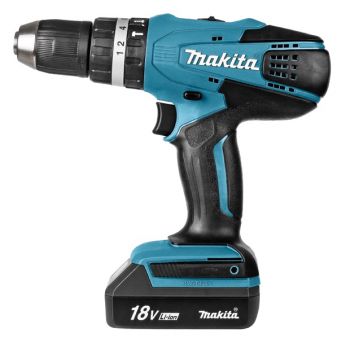 Аккумуляторный ударный шуруповерт Makita HP457DWE - Фото №1