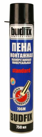 Многоцелевая полиуретановая зимняя пена BUDFIX 706М 750 мл - Фото №1