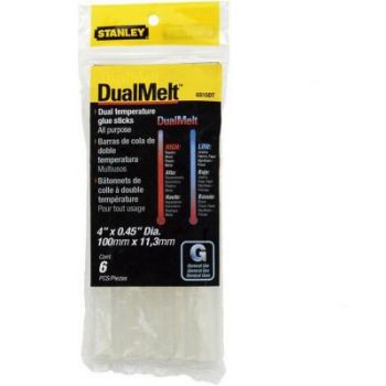 Клеевые стержни STANLEY DualTemp 11.3х100мм, 6 шт (1-GS15DT) - Фото №1