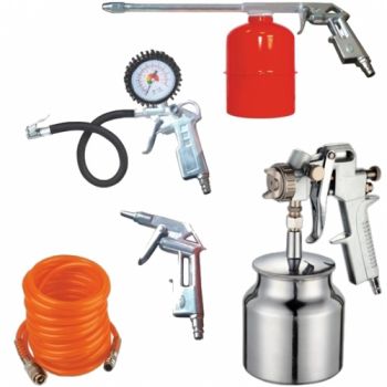 Набор пневмоинструментов WERK KIT-5SN (60846) - Фото №1