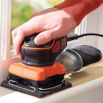 Шлифмашина вибрационная BLACK+DECKER KA450 - Фото №4
