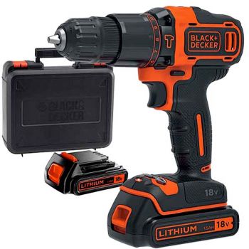 Аккумуляторная дрель-шуруповерт BLACK+DECKER BDCDD12B - Фото №2