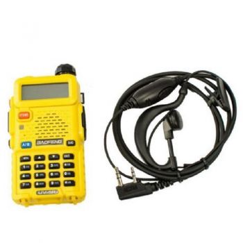 Рация BAOFENG UV-5R Yellow (Гр6500) - Фото №4
