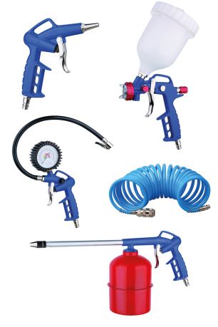 Набір пневмоінструменту MASTER TOOL KIT ВБ 5 шт. (81-8738) - Фото №1