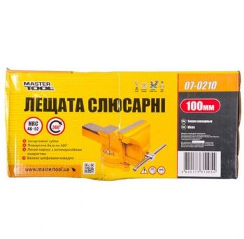 Тиски слесарные поворотные MASTER TOOL 07-0210 - Фото №4