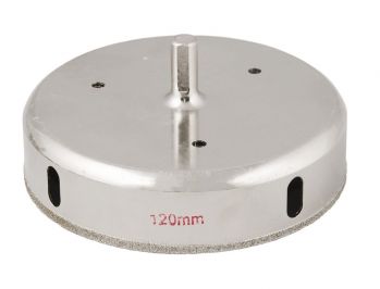 Сверло трубчатое MASTERTOOL с алмазным напылением 120 мм GRANITE (2-01-202) - Фото №1