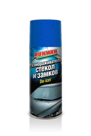 Размораживатель стекол и замков RUNWAY De-Icer 400 мл (RW6084) - Фото №1