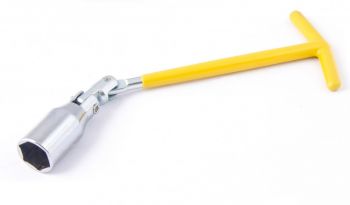 Ключ MASTER TOOL 73-0101 свечной Т-образный с шарниром 21 мм - Фото №1