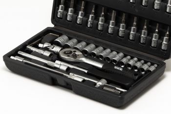 Набор инструментов MASTERTOOL 46 шт. кейс (78-6046) - Фото №3