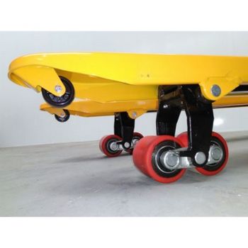 Рокла гидравлическая GROSSLIFT DB (2000 кг, 200 мм, вилы 800 мм, PU) (10228) - Фото №5