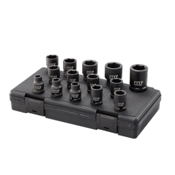 Набор головок ударных MIGHTY SEVEN 1/2" 14 шт. (22542) - Фото №1