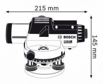 Оптический нивелир BOSCH GOL 32D (0601068500) - Фото №4