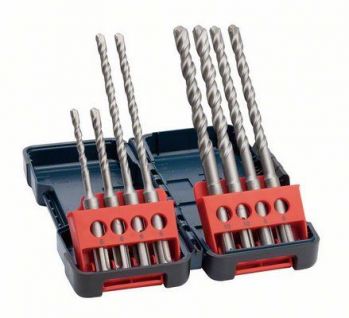Набор сверл BOSCH SDS-plus Tough Box 5-10 мм 8 шт. (2607019903) - Фото №1