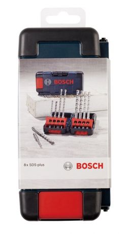 Набор сверл BOSCH SDS-plus Tough Box 5-10 мм 8 шт. (2607019903) - Фото №2