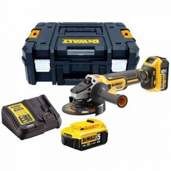 Аккумуляторная угловая шлифмашина DeWALT DCG405P2 - Фото №4