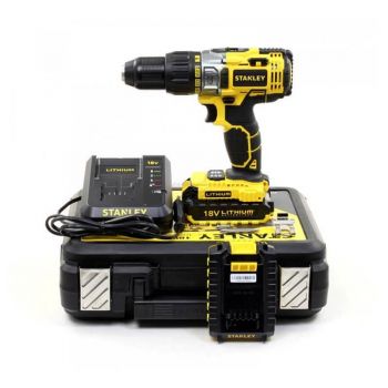 Аккумуляторная ударная дрель-шуруповерт STANLEY STDC18LHBK - Фото №4