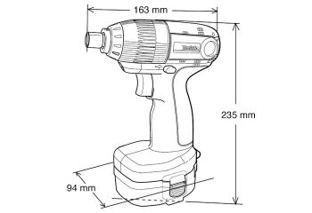 Аккумуляторный ударный шуруповерт MAKITA 6980FDWDE - Фото №2