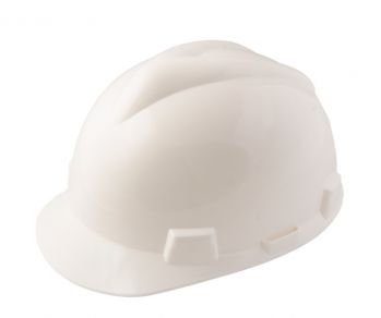 Каска строительная MASTER TOOL  "V", белая (81-1004) - Фото №1