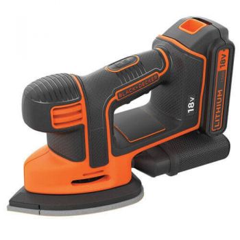 Вибрационная аккумуляторная шлифмашина BLACK+DECKER BDCDS18 - Фото №1