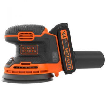 Эксцентриковая аккумуляторная шлифмашина BLACK+DECKER BDCROS18 - Фото №1