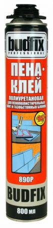 Пена Клей Полиуретановая BUDFIX 890 Р (800 мл) ОАЭ (78452) - Фото №1