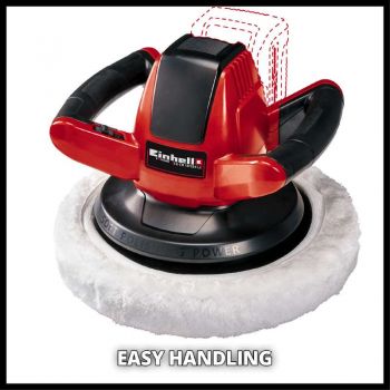 Полировальная машина аккумуляторная (без аккум.)  Einhell CE-CB 18/254 Li - Solo (2093301) - Фото №3