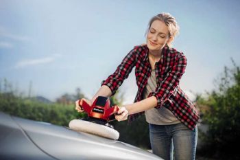 Полировальная машина аккумуляторная (без аккум.)  Einhell CE-CB 18/254 Li - Solo (2093301) - Фото №6