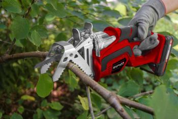 Обрезная пила садовая (без аккум.) Einhell GE-GS 18 Li-solo (3408220) - Фото №5