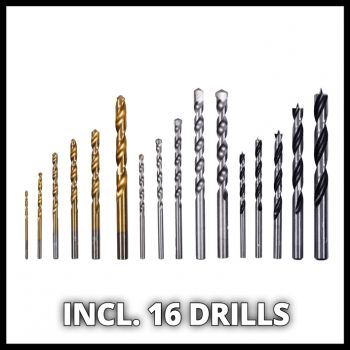 Дрель ударная Einhell TС-ID 1000 E Kit (4259844) - Фото №5