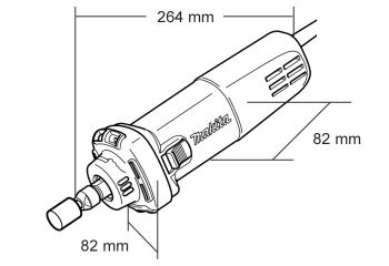 Прямая шлифмашина MAKITA GD0602 - Фото №2