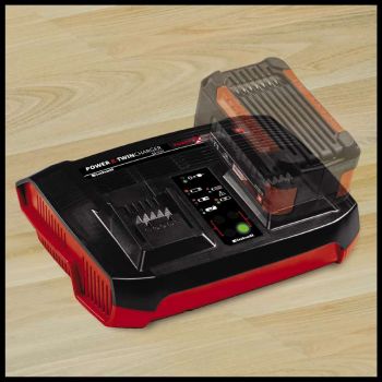 Зарядний пристрій Einhell Power-X-Twincharger 3 A (4512069) - Фото №2
