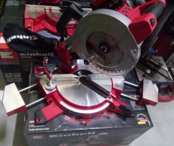 Торцовочная пила аккумуляторная Einhell TE-MS 18/210 Li Kit (20305326) - Фото №4