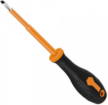 Отвертка изолированная диэлектрическая Центроинструмент 5.5 х 100мм (835-125) - Фото №1