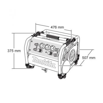 Компрессор высокого давления MAKITA AC310H - Фото №4