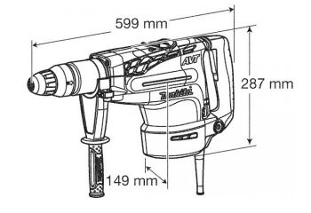 Перфоратор MAKITA HR5211C - Фото №2