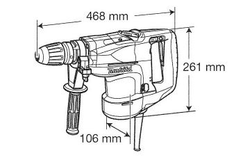 Перфоратор MAKITA HR4001C - Фото №2