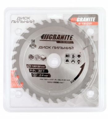 Диск пильный для УШМ GRANITE 250*32*40Т (5-25-040) - Фото №2