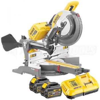 Торцовочная пила аккумуляторная DeWALT (DHS780T2A) - Фото №1