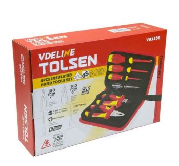 Комплект діелектричного інструменту Tolsen Premium VDE 6 предметів (V83306) - Фото №3