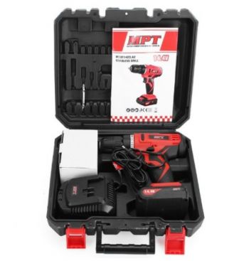 Шуруповёрт аккумуляторный MPT 14,4 В, 2 АКБ, пластиковый кейс (MCDT1423.A2) - Фото №6