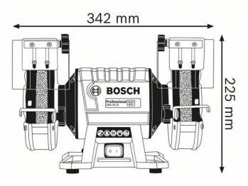 Заточной станок Bosch GBG 35-15 (060127A300) - Фото №3