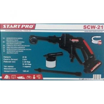 Мойка высокого давления аккумуляторная START PRO SCW-21 - Фото №3
