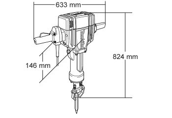 Отбойный молоток MAKITA HM1801 - Фото №2