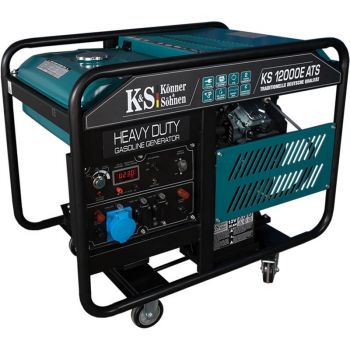 Генератор бензиновый Konner&Sohnen KS 12000E ATS - Фото №1