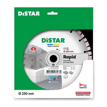 Круг алмазный отрезной Distar 1A1RSS/C3 230x2,4/1,5x10x22,23-16 Hit Rapid (10170085256) - Фото №6