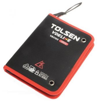 Комплект діелектричних плоскогубців TOLSEN VDE 3шт (V83103) - Фото №3